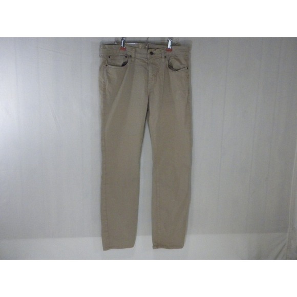 J. Crew Other - J Crew Pants Mens 34x34 Beige 484 Stretch Chino Slim Fit Tapered‎ Leg Jeans
